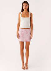 Kandi Mini Skirt - Pink