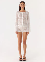 Giselle Mini Shorts - Ivory