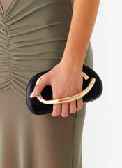 Avenna Clutch Bag - Black