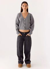 Orla Knit Sweater - Grey
