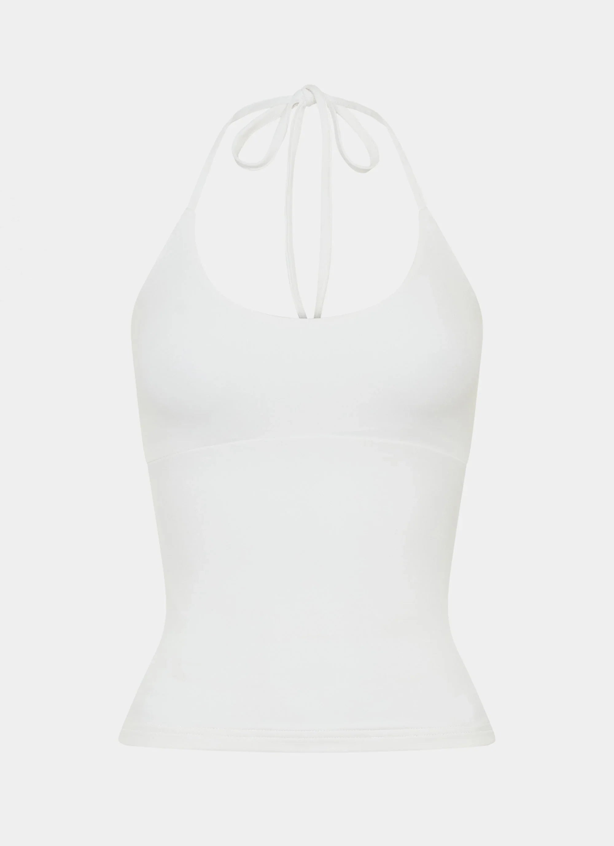 Chauncey Halter Top - White