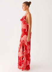 First Class Maxi Dress - Sicily Sunsets Print