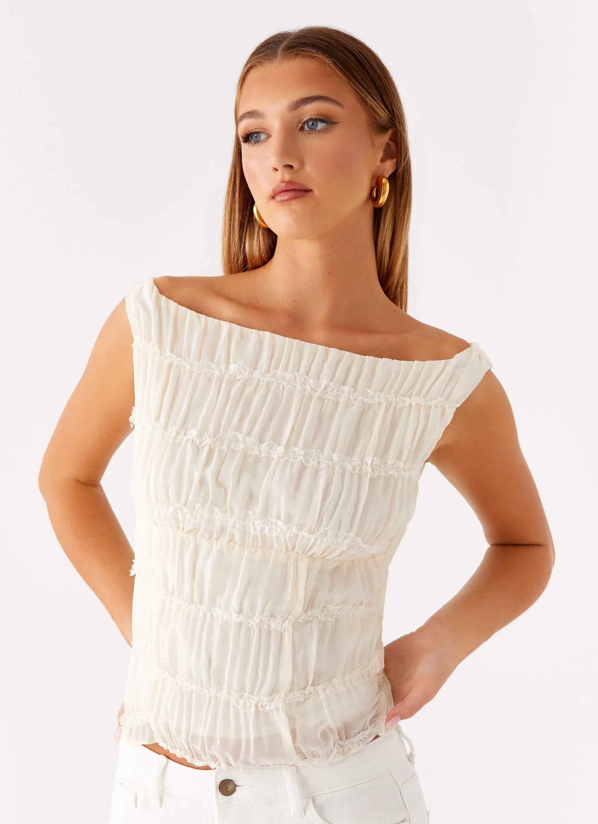 Nebula Top - Ivory