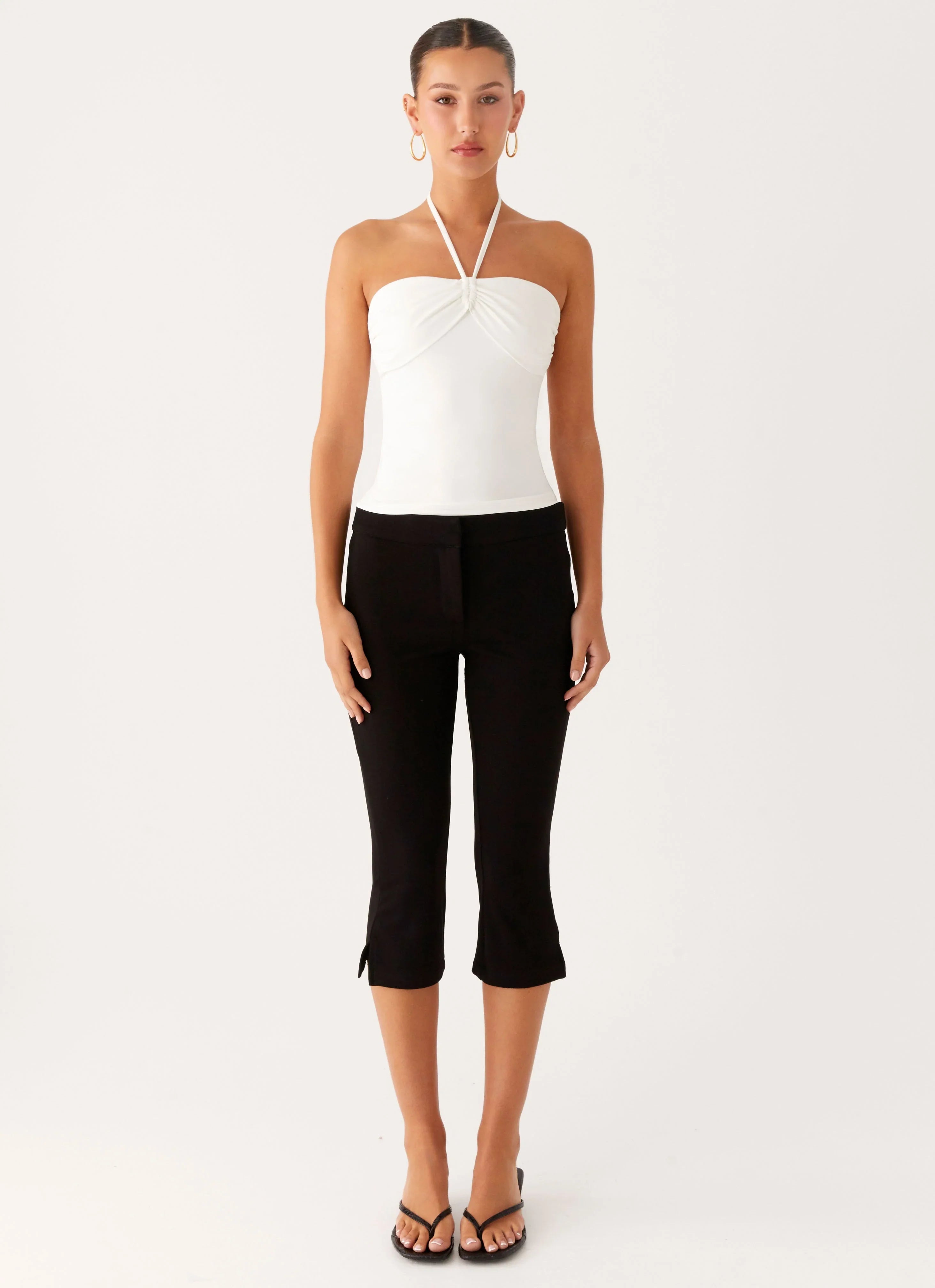 Good Thing Halter Top - White