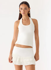 Skyler Mini Skort - White