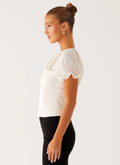 Avalee Top - Ivory