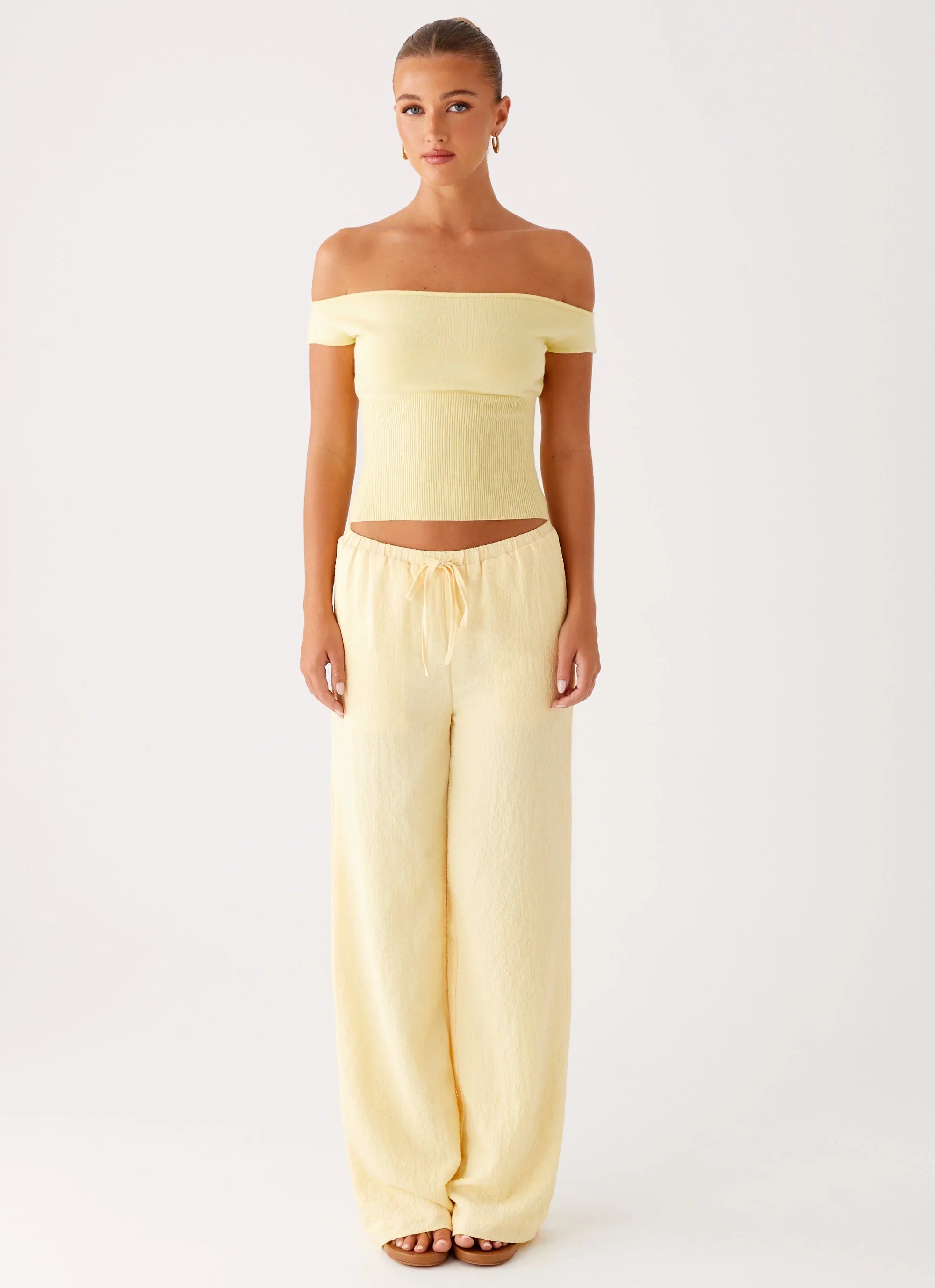 Coleman Knit Top - Yellow